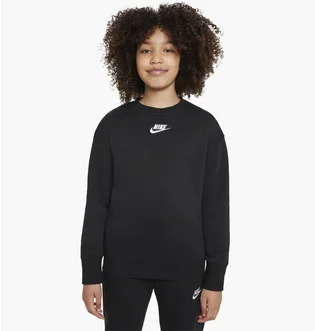 Свитшот детский Nike G NSW CLUB FLC BF CREW LBR Black DD7473-010