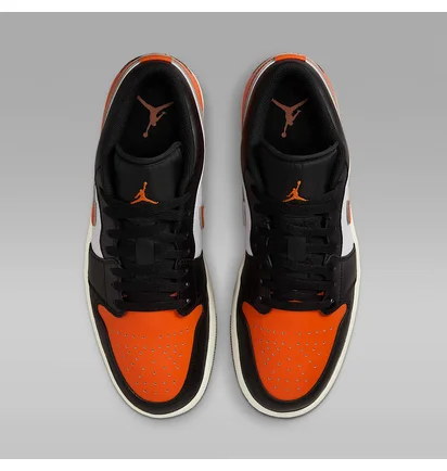 Кроссовки мужские Air Jordan Low Orange/Black 553558-081