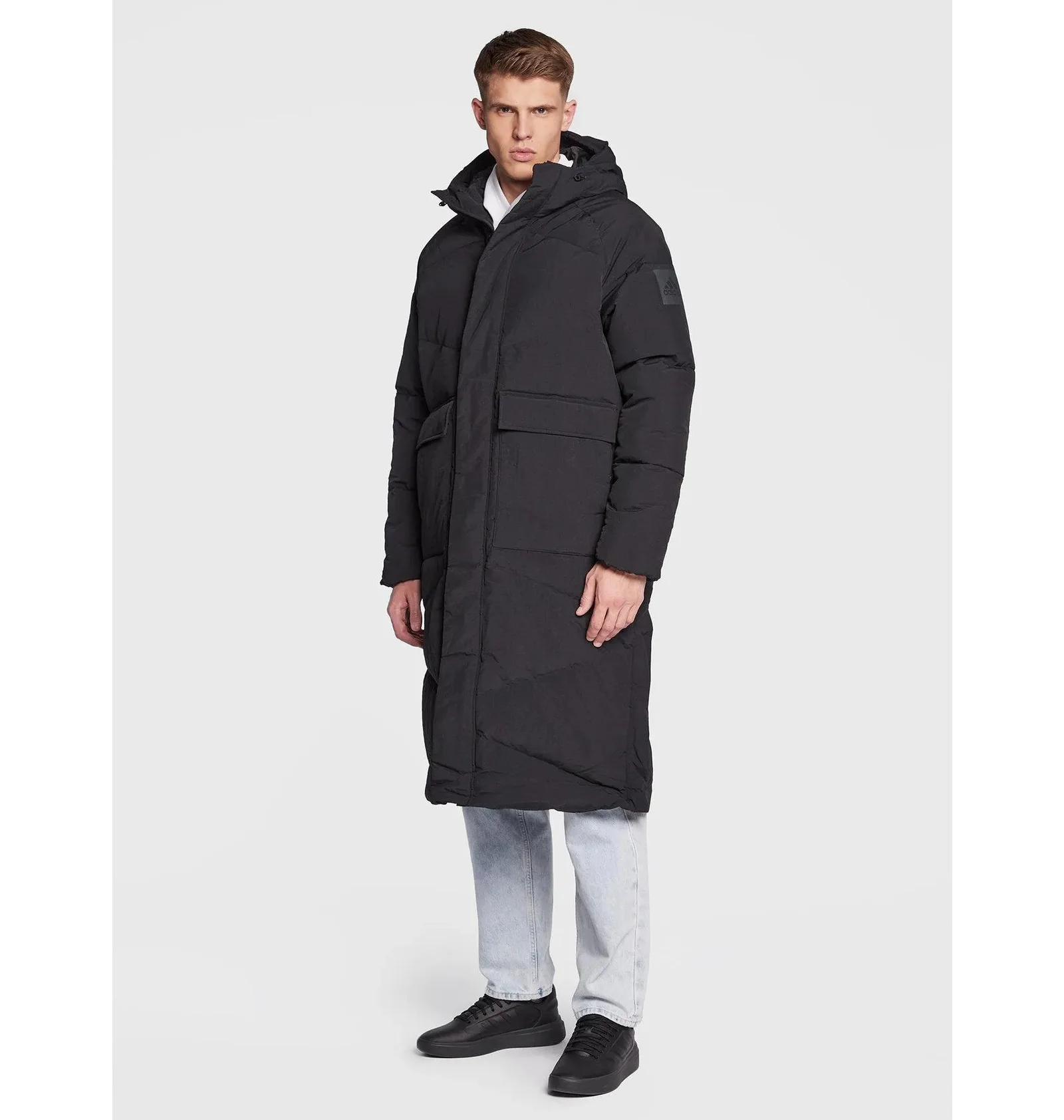 ᐉ Пуховик мужской Adidas Big Baffle Black HN9927 - купить в