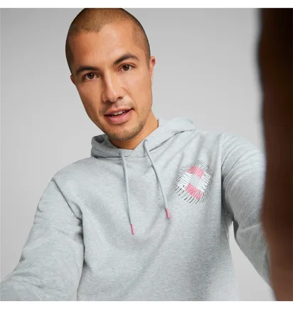 Худи мужское Puma Sportswear By Graphic Hoodie Grey 535660-04
