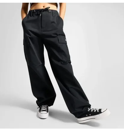 Штаны женские Converse Womens Woven Pants Black 10026957-001