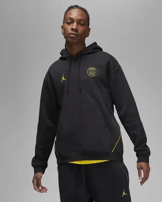 Худі чоловіче Air Jordan Paris Saint-Germain Pullover Hoodie Black Dv0611-010