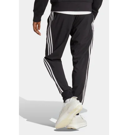 Штаны мужские Adidas Aeroready Essentials Tapered Cuff Woven 3-Stripes Sportswear Black IC0041