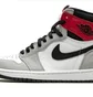 Кроссовки мужские Air Jordan 1 Retro High Og White/Grey 555088-126