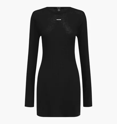 Плаття жіноче Ksubi Crawford Ls Mini Dress Black WPF25DR008