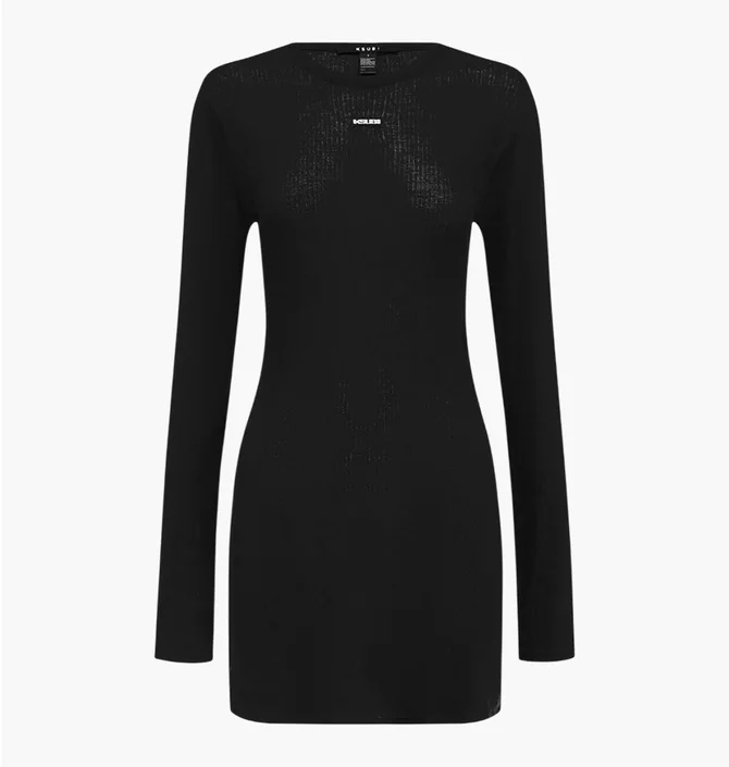 Плаття жіноче Ksubi Crawford Ls Mini Dress Black WPF25DR008
