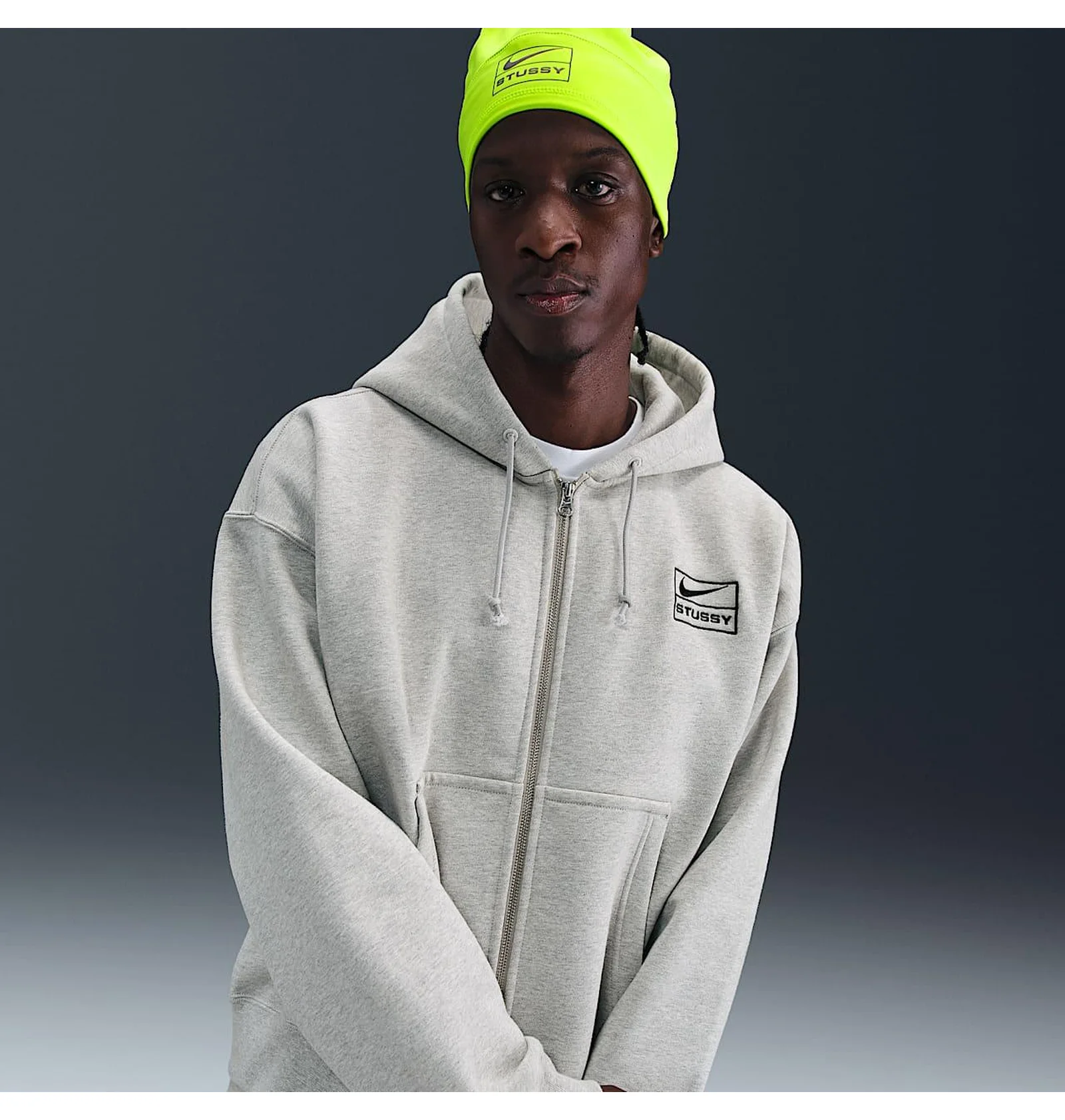 ᐉ Толстовка унисекс Nike X Stussy Fleece Grey FJ9181-050 - купить