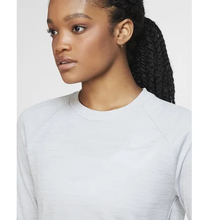 Кофта женская Nike Womens Running Crew Grey CU3270-077
