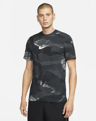 Футболка мужская Nike Df Tee Camo Aop Grey Dr7571-010