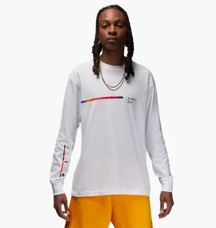 Лонгслив мужской Air Jordan T-Shirt Wings Paris 85 White FJ8916-100
