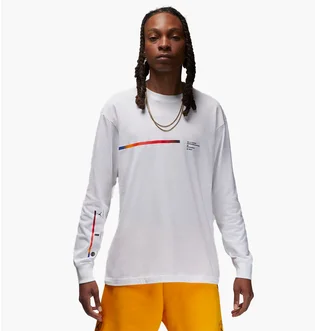Лонгслив мужской Air Jordan T-Shirt Wings Paris 85 White FJ8916-100