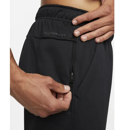 Штаны мужские Nike Therma-Fit Open Hem Fitness Pants Black DQ4856-010