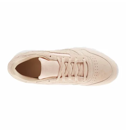 Кроссовки женские Reebok Cl Lthr Woven Emb Beige BT0004