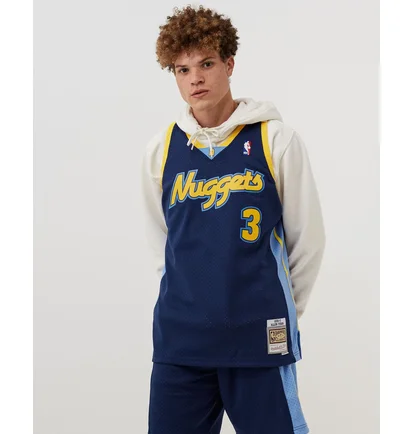 Майка чоловіча Mitchell & Ness Nba Swingman Jersey Denver Nuggets 2006-2007 Allen Iverson Blue Smjy4205-Dnu06Aivasbl