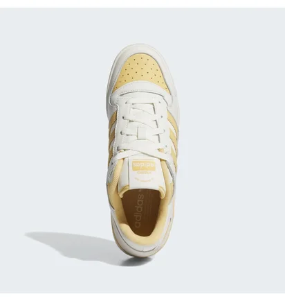 Кросівки чоловічі Adidas Forum Low Cl Shoes White/Yellow IG3780