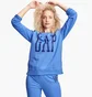 Толстовка жіноча Gap Logo Crewneck Sweatshirt moore blue 616458091