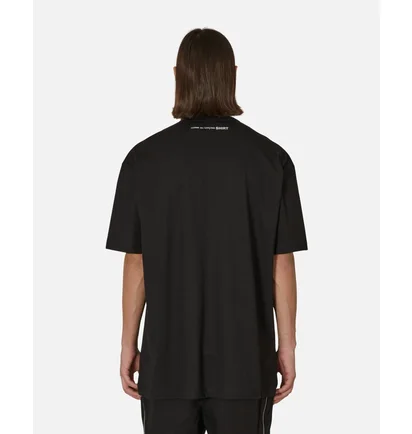 Футболка мужская Comme des Garcons Oversized Logo T-Shirt Black FK-T015-S23