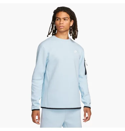 Свитшот мужской Nike Sportwear Tech Fleece Crew Light Blue CU4505-441