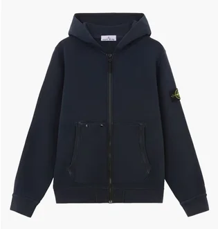 Толстовка мужская Stone Island Logo Badge Blue 811563341-V0120