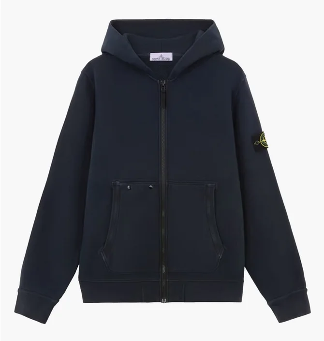 Толстовка мужская Stone Island Logo Badge Blue 811563341-V0120