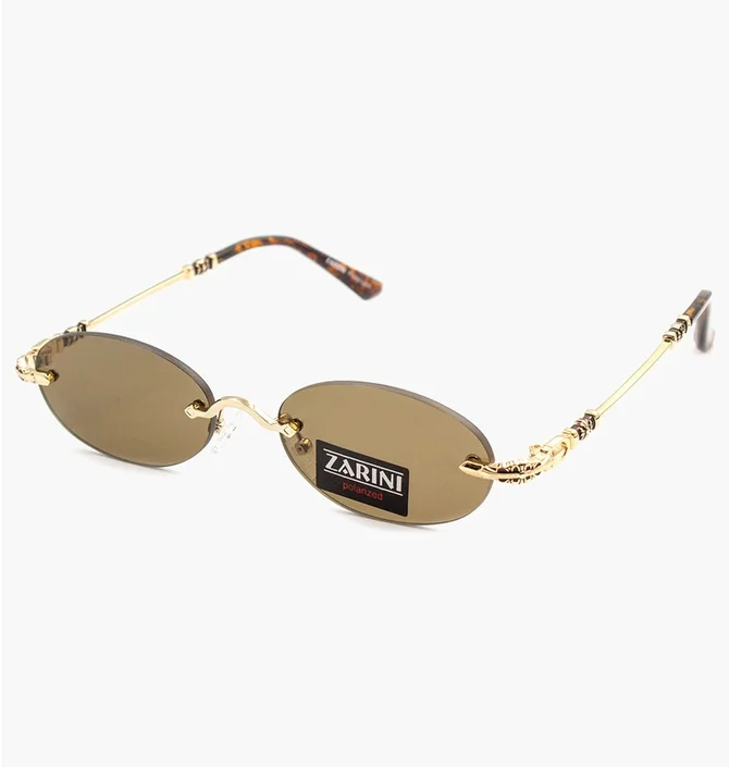 Солнцезащитные очки женские Zarini Gold/Brown 21082-C5