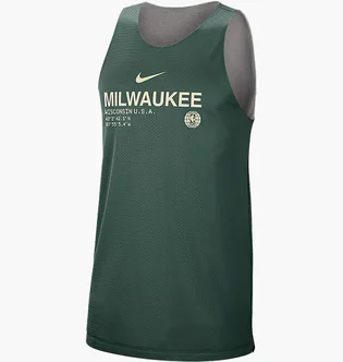 Майка чоловіча Nike Nba Milwaukee Bucks Standard Issue Reversible Green CN0721-323