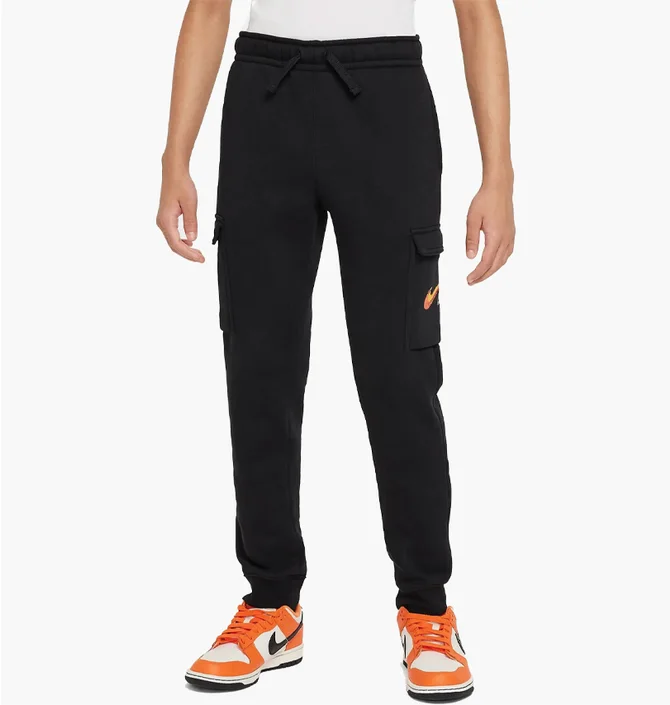 Штаны детские Nike B Nsw Si Flc Cargo Pant Bb Black FZ4718-010