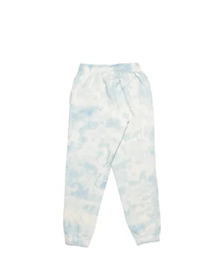 Штани жіночі Nike Mid-Rise Cloud-Dye Joggers White/Light Blue DM6714-494