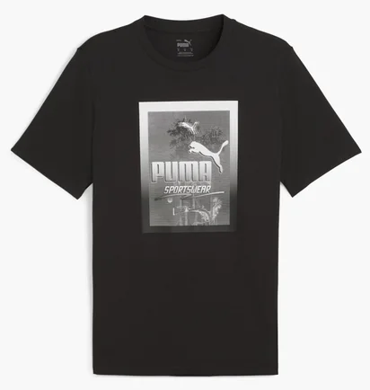 Футболка мужская Puma Graphics Photoprint Tee Black 680180-01