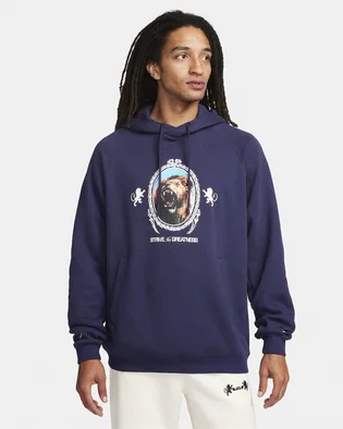 Худи мужское Nike Lebron Pullover Fleece Hoodie Blue FB7123-555