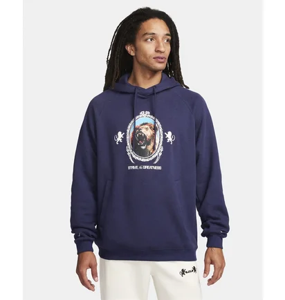 Худи мужское Nike Lebron Pullover Fleece Hoodie Blue FB7123-555