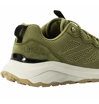Кросівки жіночі Jack Wolfskin Dromoventure Knit Low Olive 4056751-4511