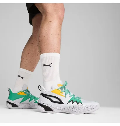 Кросівки унісекс Puma Genetics Speckle Basketball Shoes Unisex White 310405-01