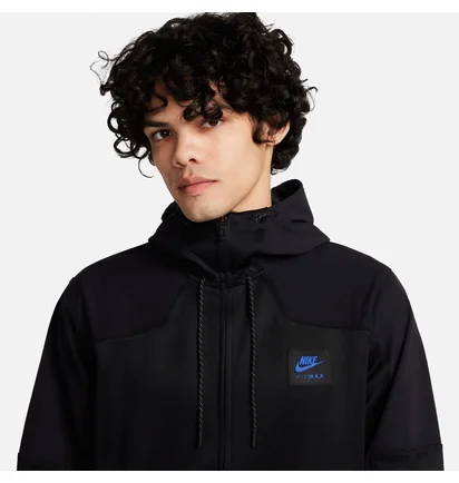 Толстовка мужская Nike M Nsw Air Max Pk Fz Hoodie Black FV5443-010