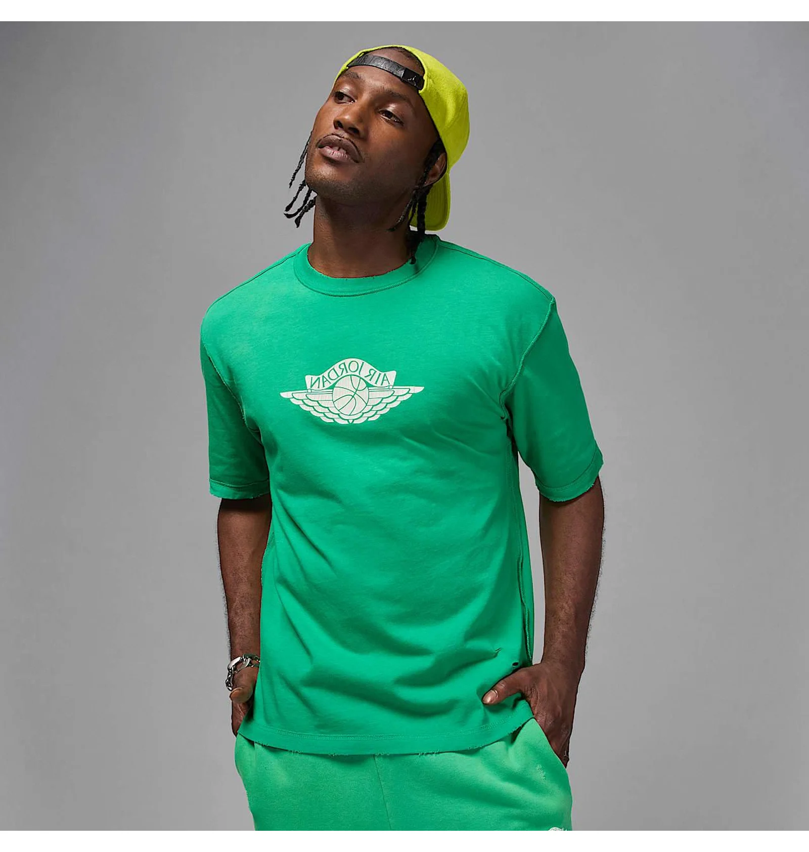 ᐉ Футболка мужская Air Jordan Rare Air Wsh 85 Ss Crew Green