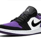 Кросівки чоловічі Air Jordan 1 Low Black/Violet 553558-125