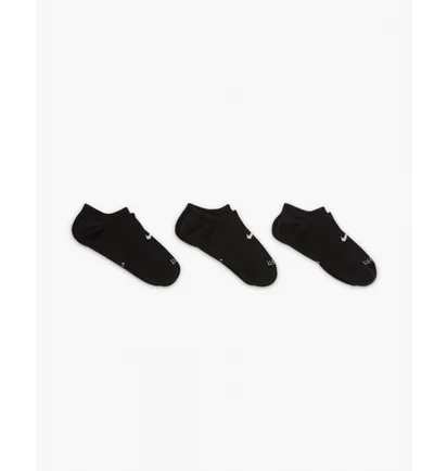 Шкарпетки жіночі Nike Evereday Plus Cush Footie Black (3 пари) Dh5463-904