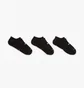 Шкарпетки жіночі Nike Evereday Plus Cush Footie Black (3 пари) Dh5463-904