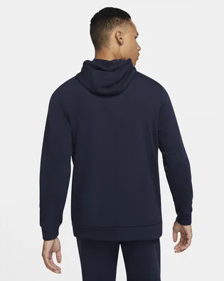 Толстовка мужская Nike Dry Men's Dri-FIT Hooded Fitness Full-Zip Blue CZ6376-451