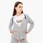 Толстовка женская AUSTRALIAN Stripes Hoodie Polyviscosa Jacket Grey LSDGC0010-010