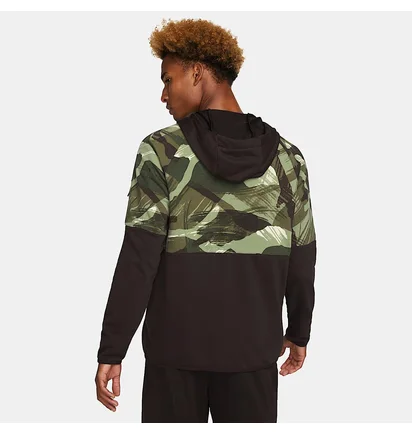 Спортивный костюм мужской Nike Dri-Fit Fleece Black/Green DQ4790-220__FB7081-220