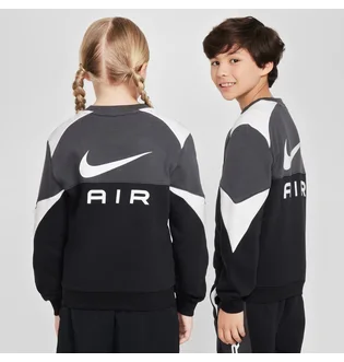 Свитшот детский Nike Air Crew Black/Grey FZ4956-010