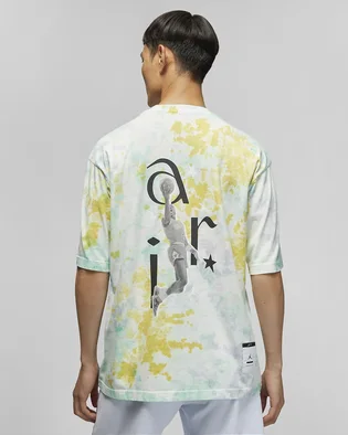 Футболка мужская Air Jordan M J Sprt Dna Stmt 85 Ss Crew Camo/Green Dm1454-530
