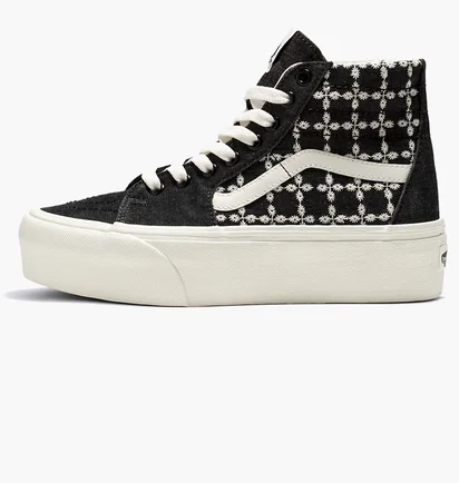 Кеды женские Vans Denim Mix Sk8-Hi Tapered Stackform Shoe Black VN0A5JMKBMA