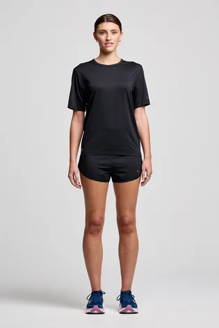 Футболка жіноча Saucony Stopwatch Short Sleeve Black SAW800484-BK