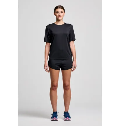 Футболка женская Saucony Stopwatch Short Sleeve Black SAW800484-BK