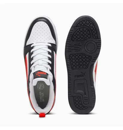 Кросівки чоловічі Puma Rebound V6 Low White/Black 392328-04