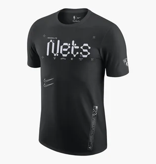 Футболка чоловіча Nike Brooklyn Nets Black Dx9976-010