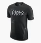 Футболка чоловіча Nike Brooklyn Nets Black Dx9976-010