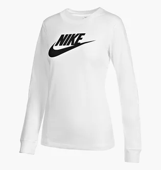 Лонгслив женский Nike W Nsw Tee Essntl Ls Icon Ftr White BV6171-100